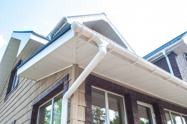 Соединитель желоба Docke LUX, цвет шоколад (Ral 8019)