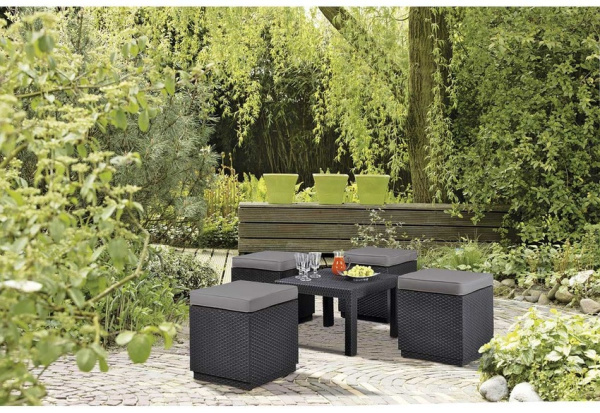 Тумба для сиденья Cube whis coution Allibert (Аллиберт), цвет графит