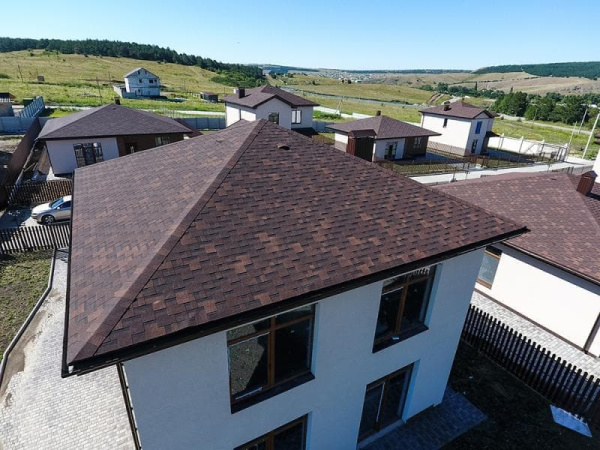 Гибкая черепица Docke Standard Тетрис, Коричневый, 3 м2/уп