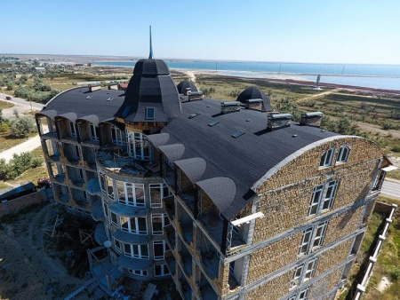 Гибкая черепица Docke Standard Крона, Серый, 3,1 м2/уп