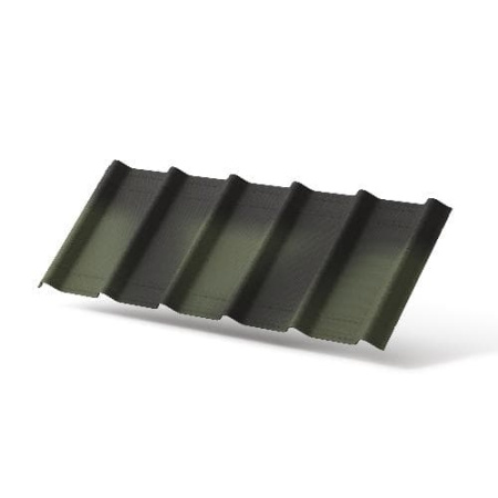 Лист Ондувилла, цвет зеленый 3D