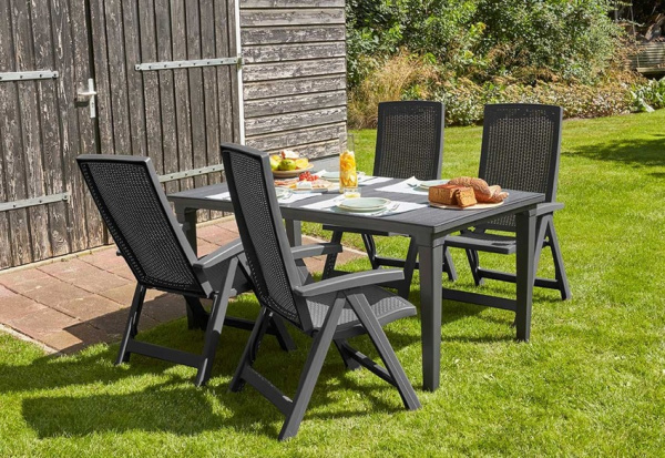 Стол уличный Futura Allibert (Аллиберт), цвет коричневый