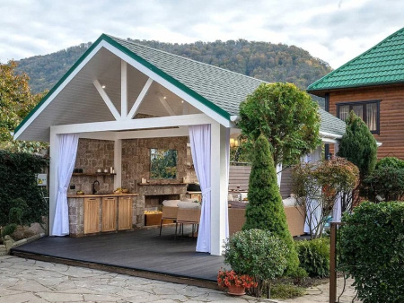 Гибкая черепица Shinglas Фазенда, зеленый, 2,6 м2/упак