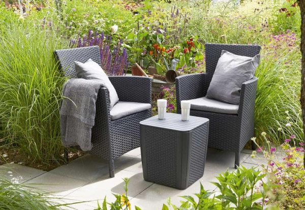 Кресло Iowa Allibert (Аллиберт), цвет капучино