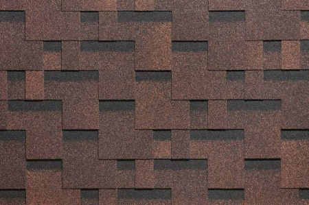 Гибкая черепица Docke Standard Тетрис, Коричневый, 3 м2/уп