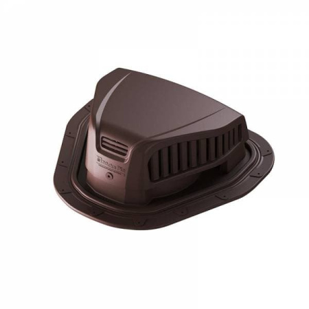 Кровельный аэратор точечный Döcke PIE NEXT, RR 32 (темно-коричневый), 323х340 мм