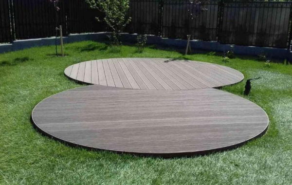 Террасная доска Классик Terrapol / Террапол ДПК полнотелая без паза, 3000х147х24 мм, цвет черное дерево