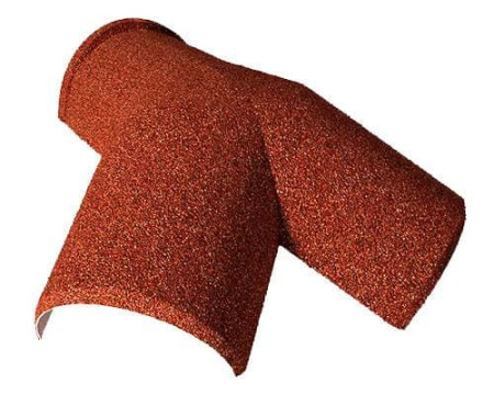 Y-образный тройной конек Gerard 205 (уклон кровли от 30 до 45 градусов, пластик), redwood (161)