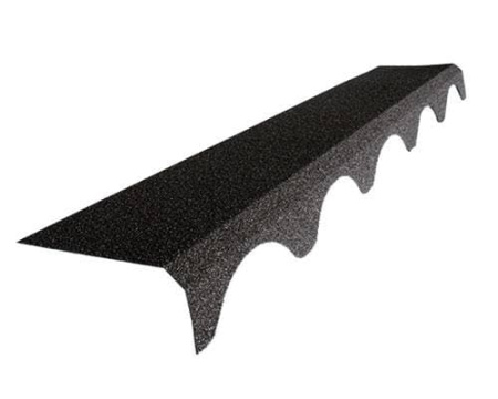 Подконьковый элемент Метротайл (Metrotile) Romana, цвет черный, 1110 мм