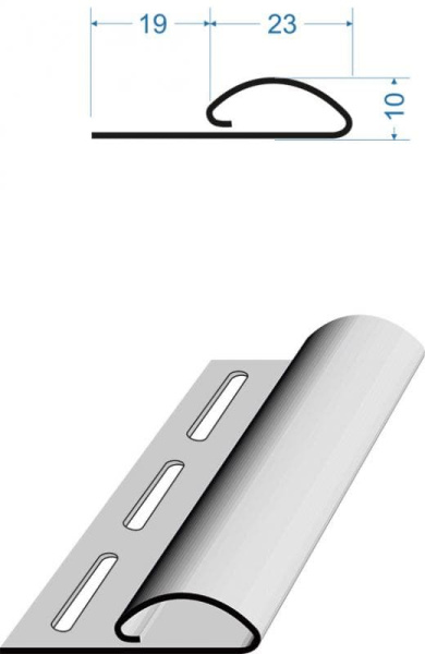 Финишный профиль Docke LUX, 3000 мм, миндаль