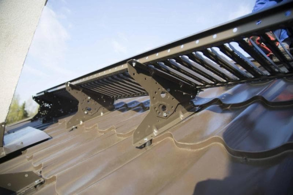 Полотно кровельного мостика Гранд Лайн / Grand Line 1.0 м, цвет RAL 3005 (красный)